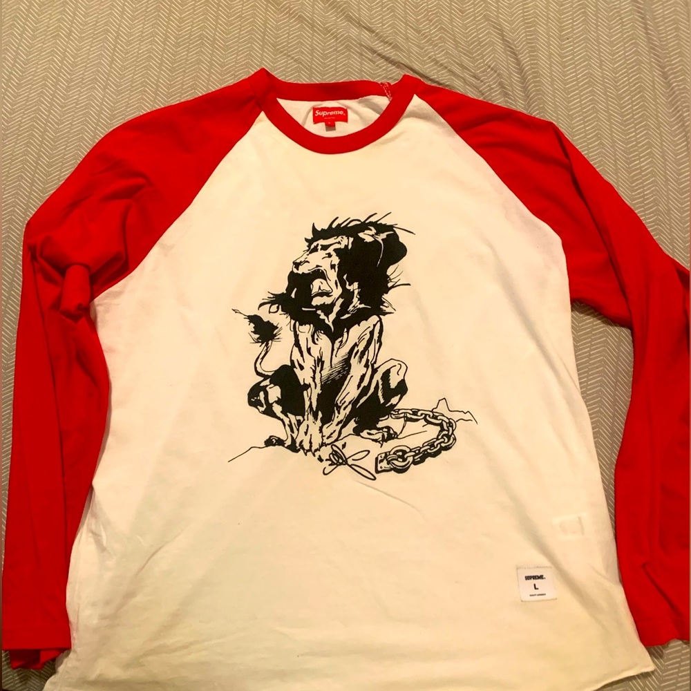 Long sleeve Supreme Tiger shirt - Used - in very good condition